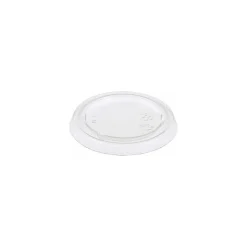 Couvercle PLA pour pot à sauce bagasse 3 cl et 6 cl - par 5