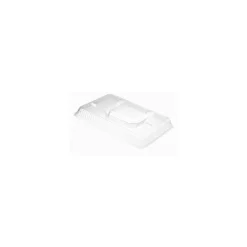 Couvercle plastique pour plateau repas 5 compartiments 32 x 22,5 cm - par 25