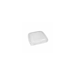 Couvercle plastique transparent pour boîte à salade plastique transparente Crudipack 500 ml - par 720