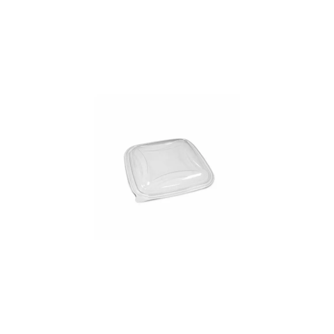 Couvercle plastique transparent pour boîte à salade plastique transparente Crudipack 500 ml - par 720