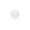 Couvercle plastique transparent pour boîte ronde plastique noire 750 ml - par 250