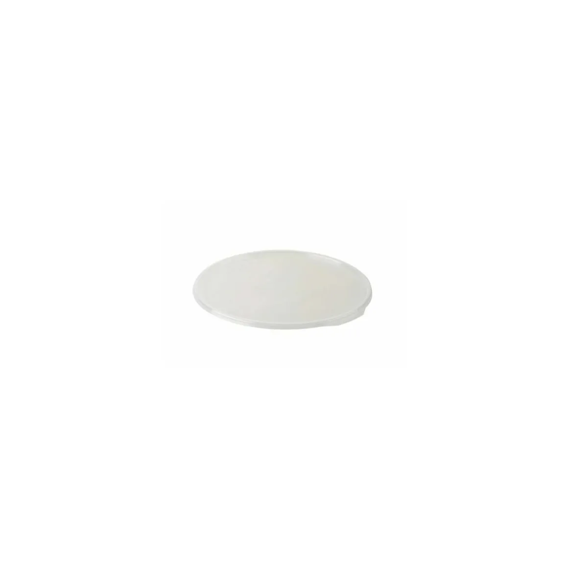 Couvercle plastique transparent pour boîte ronde plastique noire 1150 ml - par 200