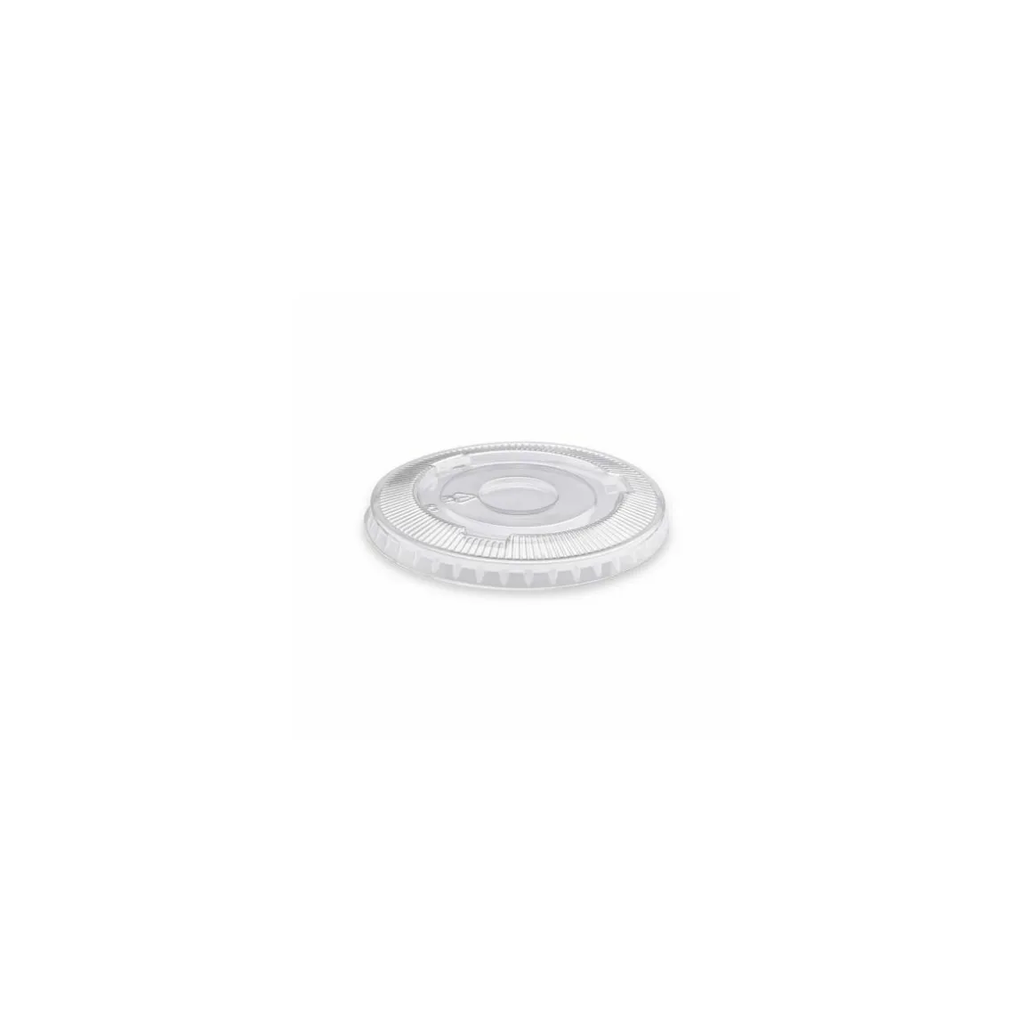 Couvercle plat plastique pour coupe dessert plastique 275 ml - par 50