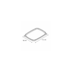 Couvercle PP pour boite cristal micro-ondes 30 cl - par 2000