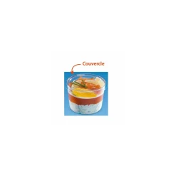 Couvercle PS pour mise en bouche Bodega - par 15