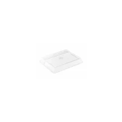 Couvercle transparent PLA pour plateau repas bagasse 30 x 24 cm - par 50