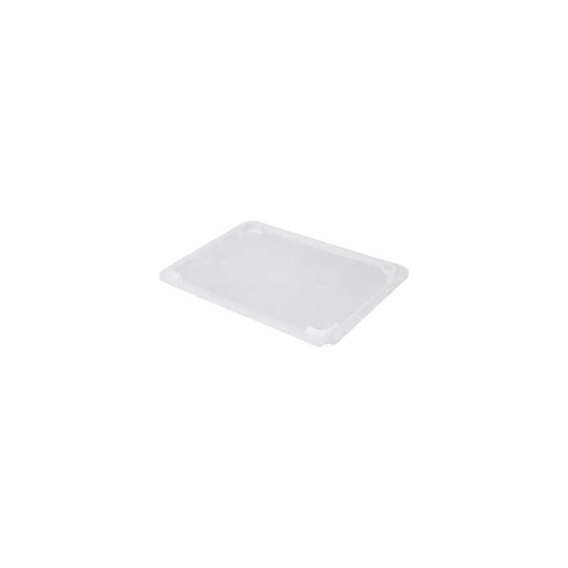 Couvercle transparent pour bac rectangulaire plat 8 L