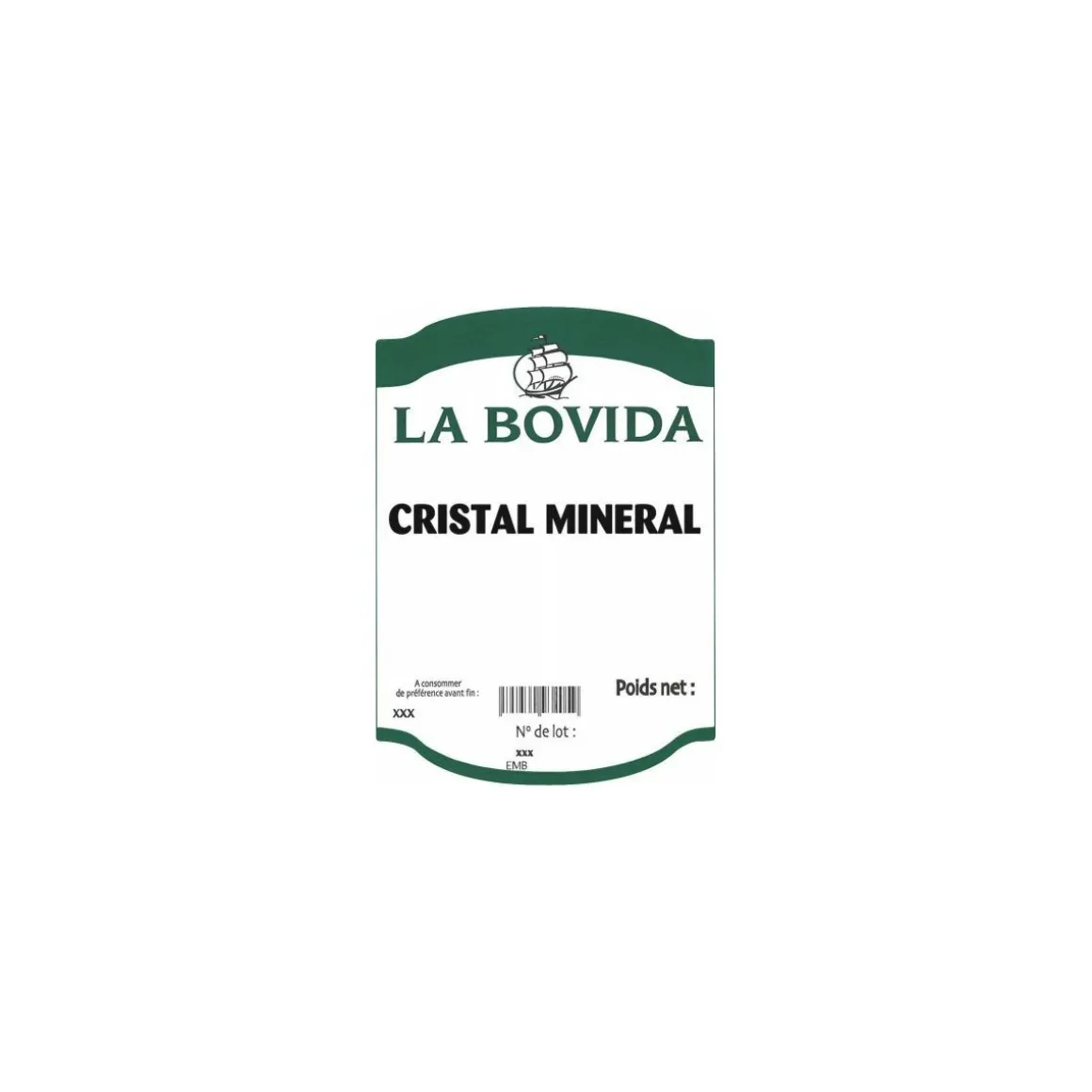 Cristal mineral bovida - par 2 kg