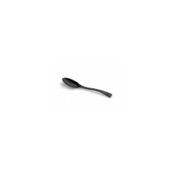 Cuillère à dessert réutilisable PS noir 15 cm - par 40