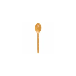 Cuillère à dessert réutilisable fibre de bois 13 cm - par 100