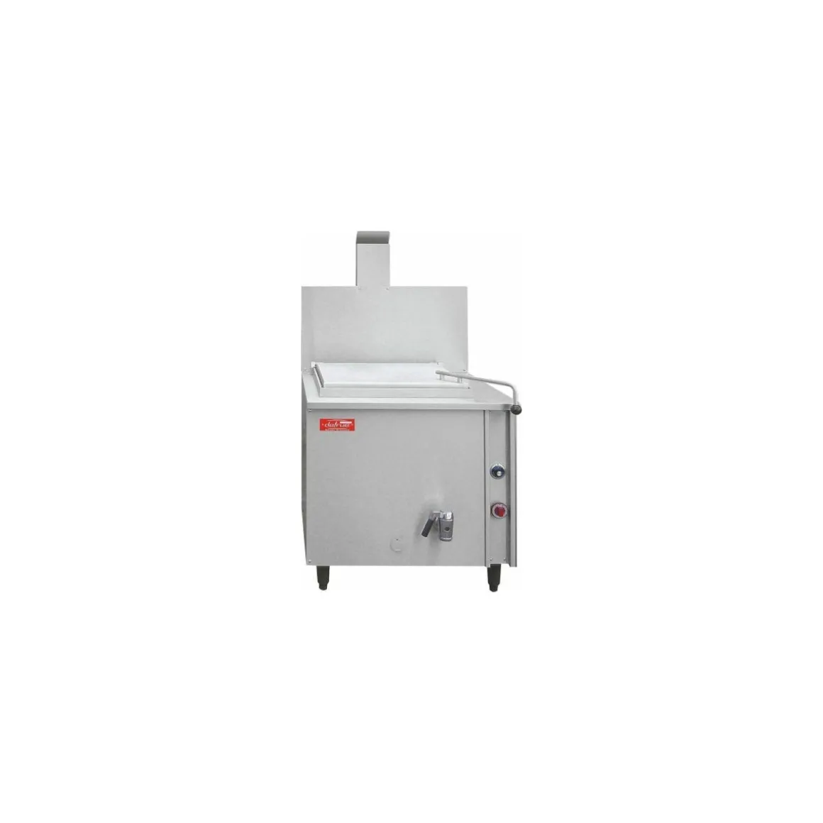 Cuiseur gaz cuve carrée 200 L vidange avec régulation thermostat