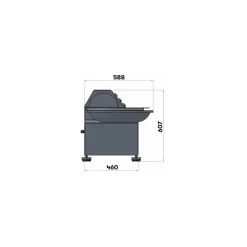 Cutter horizontal de table C15 400V triphasé