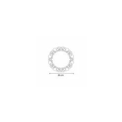 Dentelle blanche Ø 26 cm - par 250