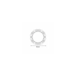 Dentelle blanche Ø 18 cm - par 250