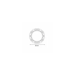 Dentelle blanche Ø 30 cm - par 250