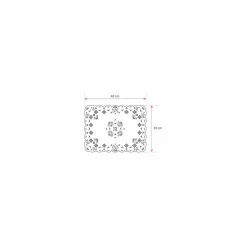 Dentelle en papier ingraissable 30 x 40 cm - par 250