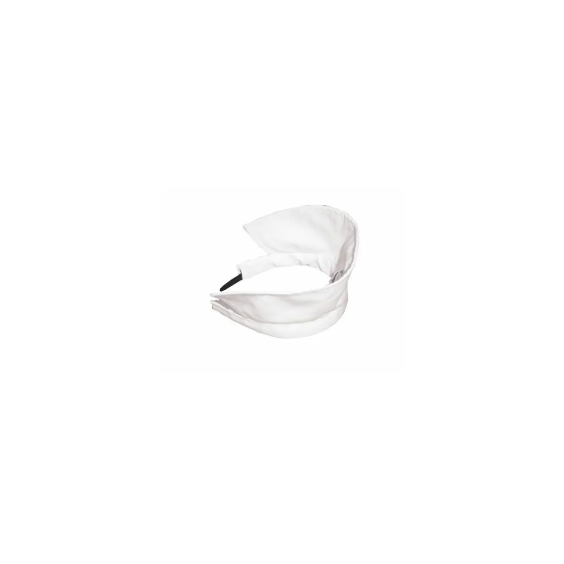 Diadème polycoton blanc