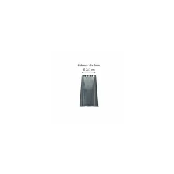 Douille à bûche plate 6 dents inox 1,6 x 0,2 cm