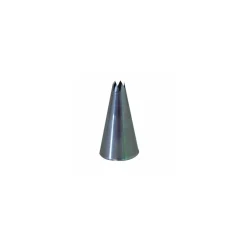 Douille cannelée 6 dents inox