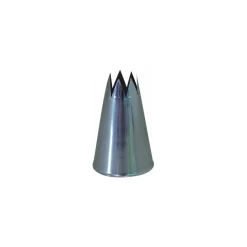 Douille cannelée E8 8 dents inox ø 1,2 cm