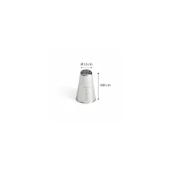 Douille à nid 7 trous inox ø 1,3 cm