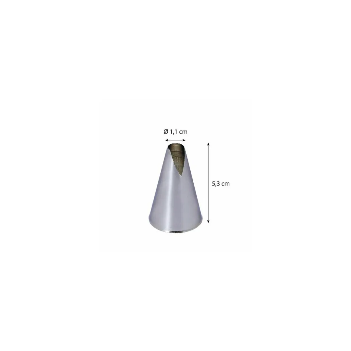 Douille Saint-Honoré inox ø 1,1 cm