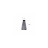 Douille unie inox ø 1,2 cm