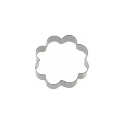 Emporte pièce inox rosace - par 3