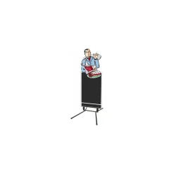 Enseigne de trottoir chef boucher 153 x 60 cm