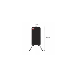 Enseigne de trottoir dibond sur pied ressort 138 x 67 x 97 cm
