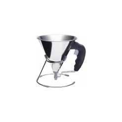 Entonnoir à piston avec support 0,8 L