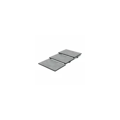 Escalier de présentation 3 niveaux HPL gris 42 x 84 x 10 cm