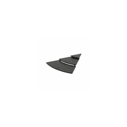 Escalier 3 niveaux HPL gris 50 x 84 x 10 cm