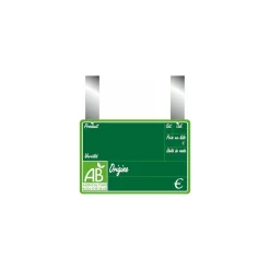 Etiquette à patte Bio Primeur 15 x 10 cm - par 10