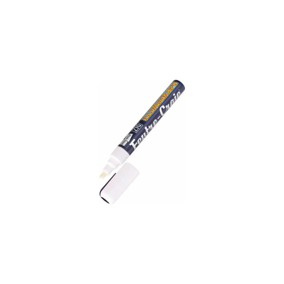 Feutre craie blanc pointe 4 mm - par 2