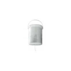 Ficelle de boucher blanche avec seau plastique à dévidage central - par 1 kg