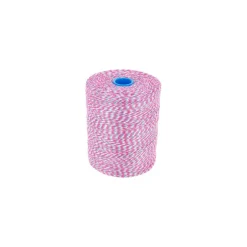 Ficelle de boucher bleu blanc rouge en seau avec dévidage central - par 1 kg