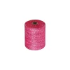 Ficelle lin chinée rouge et blanc polie calibre 3,5/2 - par 1 kg
