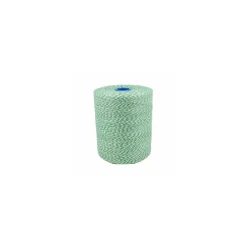 Ficelle polyester blanche et verte 3,5/2 - par 1 kg