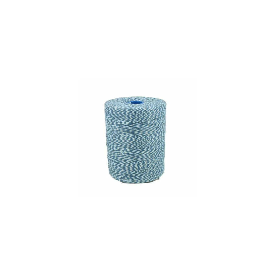 Ficelle polyester blanche et bleue 2,5/1 - par 1 kg