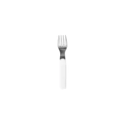 Fourchette enfant ABS blanc 14 cm - par 12