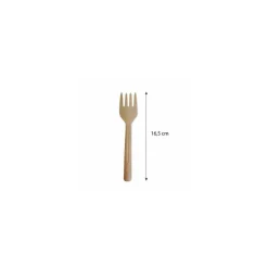 Fourchette en papier 16,5 cm - par 100