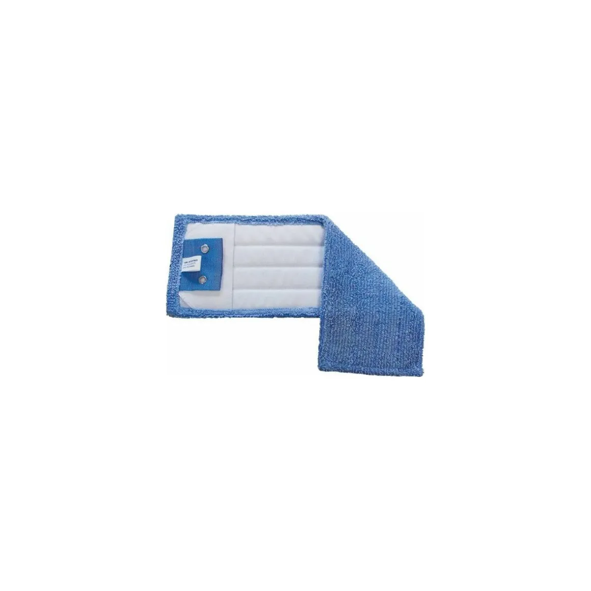 Frange plate microfibre bleue 40 x 13 cm