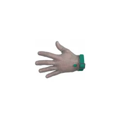 Gant cotte de mailles gauche - vert - XS