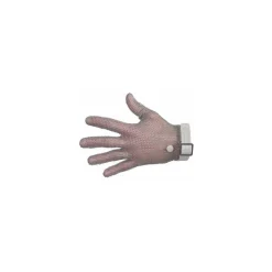 Gant cotte de mailles sangle réversible blanc S
