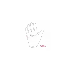 Gant vinyle blanc 8/9 L - par 100