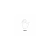 Gant vinyle blanc 6/7 S - par 100