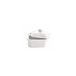 Gite rectangulaire porcelaine 26 cl - par 6