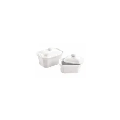 Gite rectangulaire porcelaine 26 cl - par 6