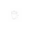 Gobelet boissons chaudes carton blanc 100 ml - par 100